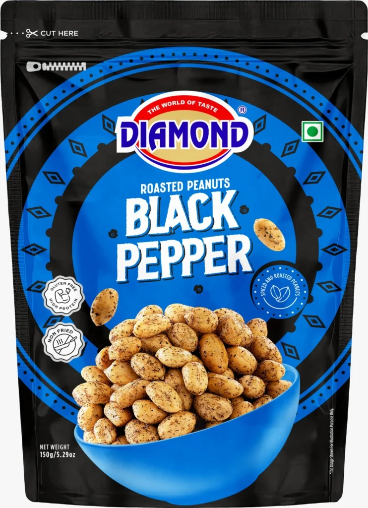 Black Pepper Roasted Peanuts